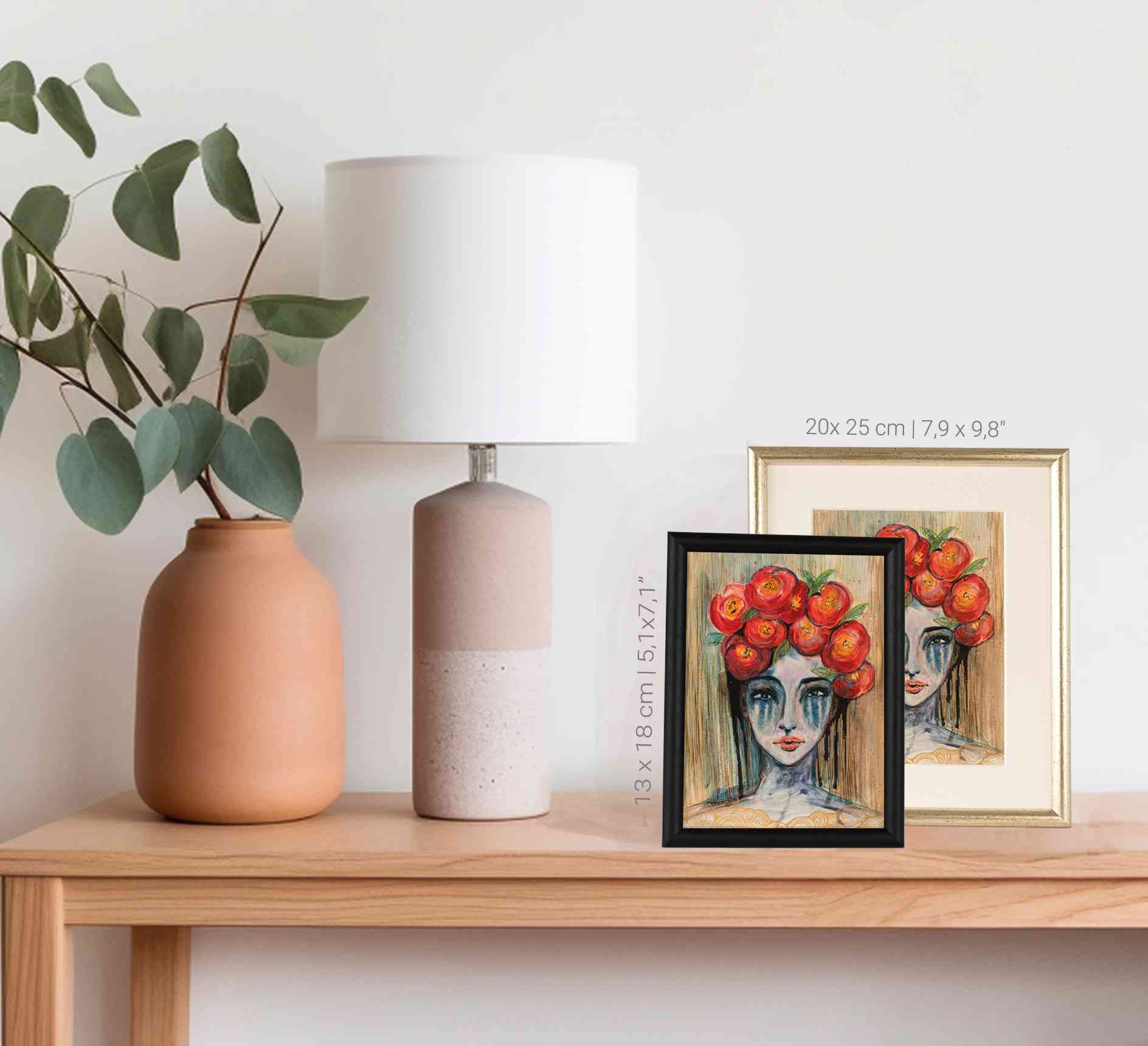 fine art print Die Spanierin two formats