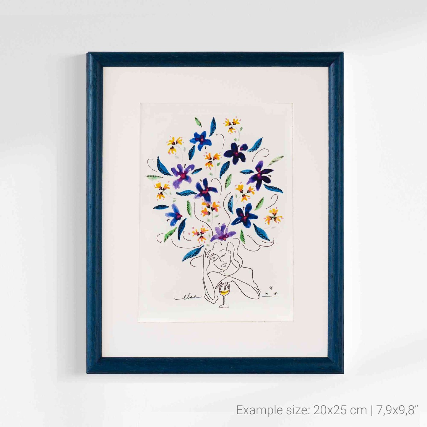 fine art print Imagination II mockup clean view