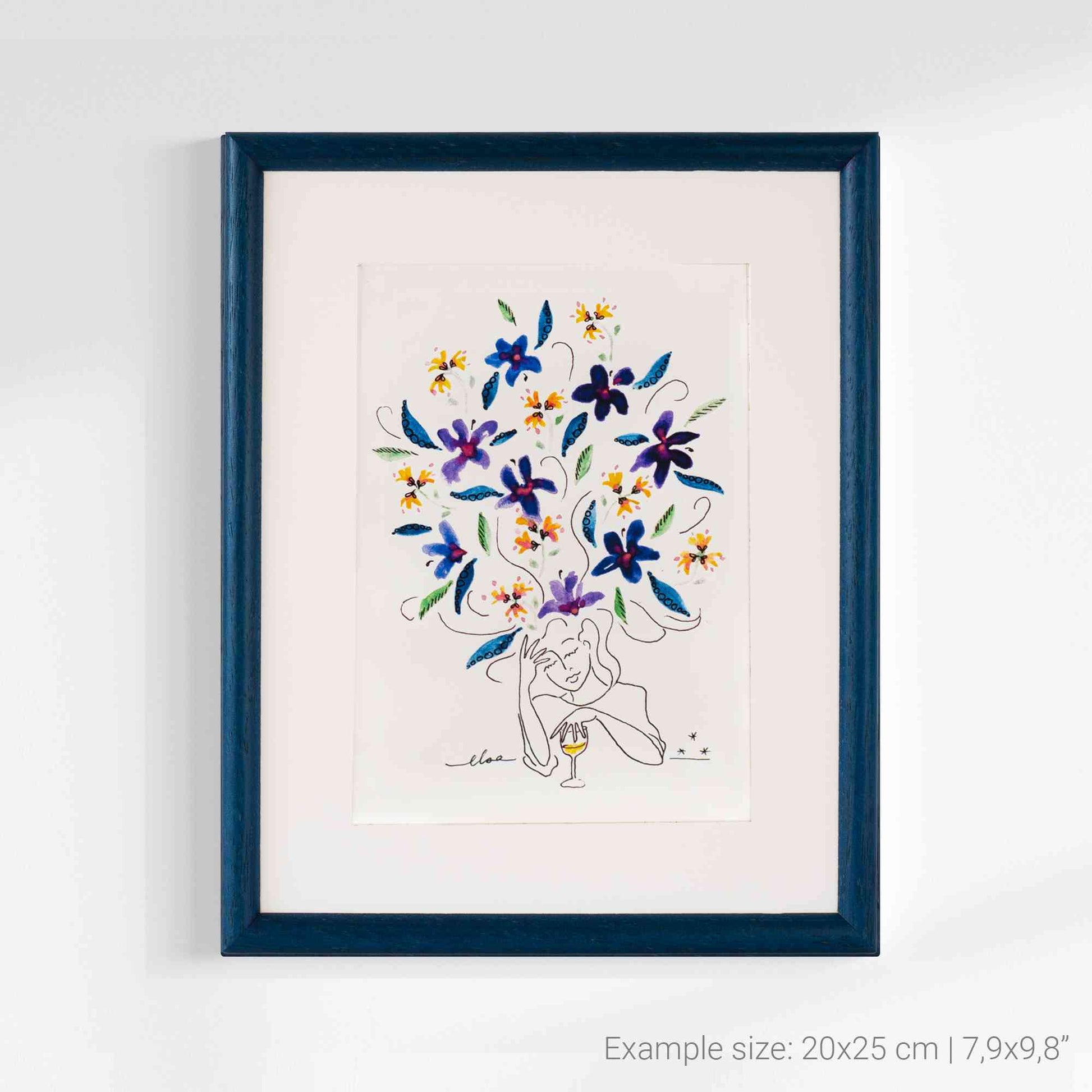 fine art print Imagination II mockup clean view