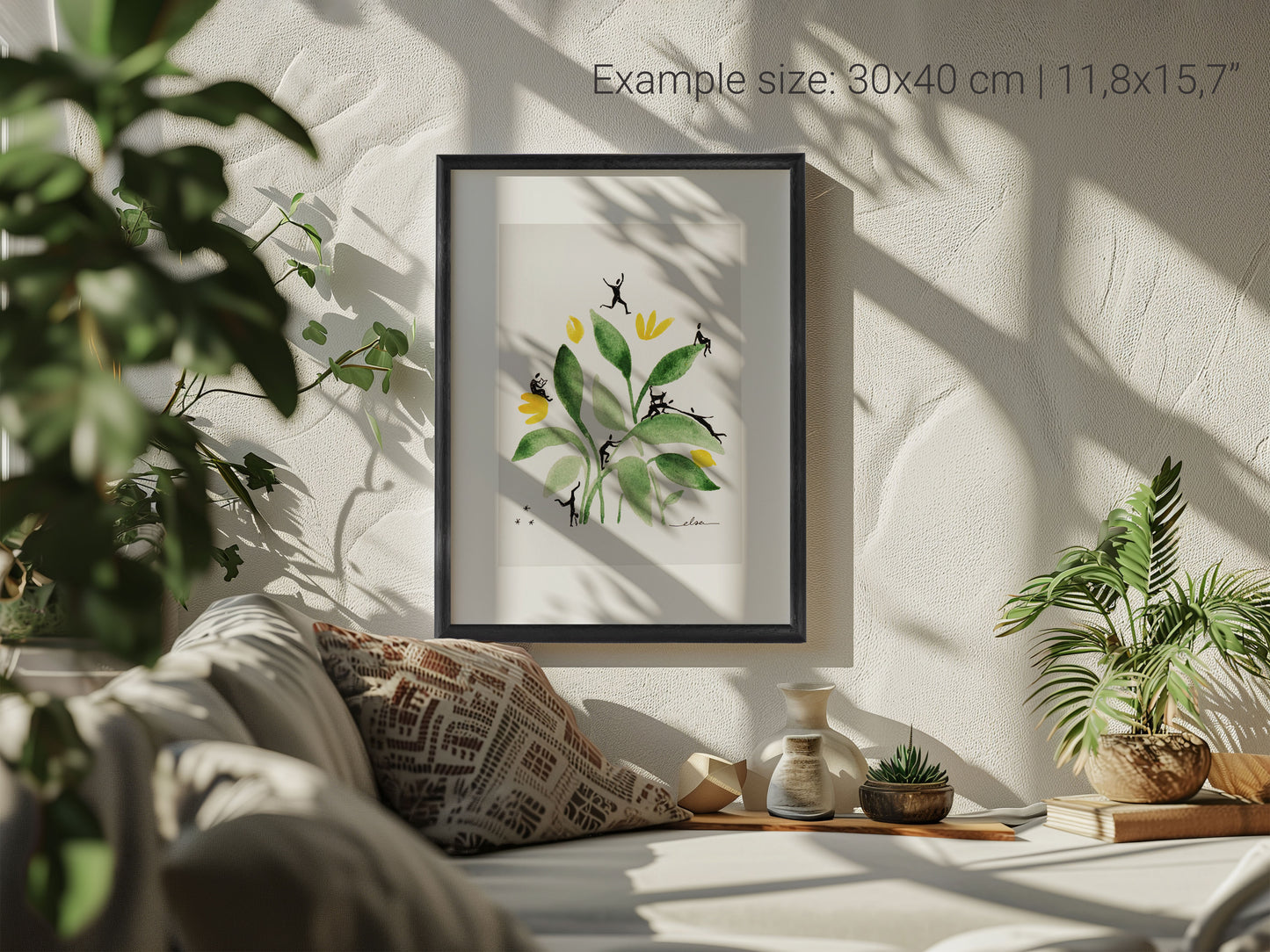 fine art print flower bouquet III 30x40 cm