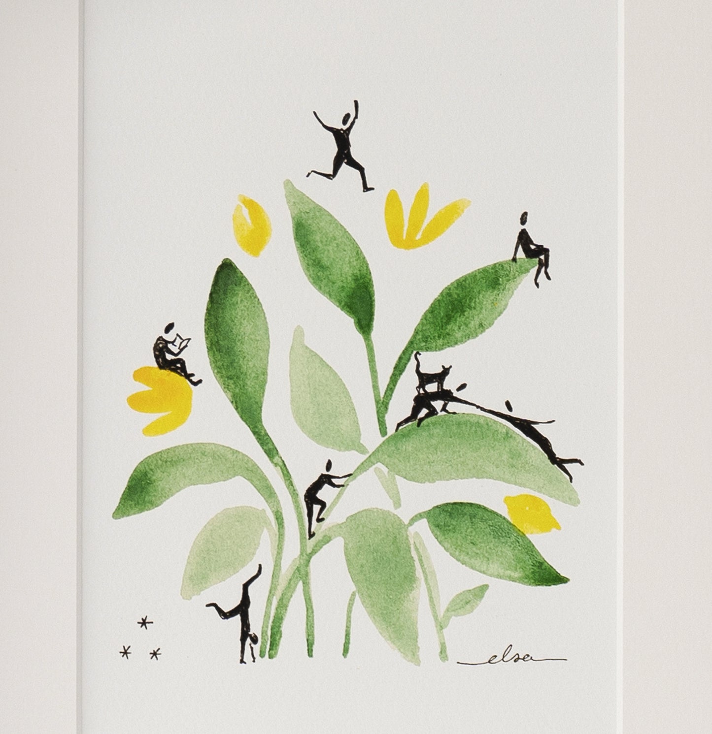 fine art print flower bouquet III detail