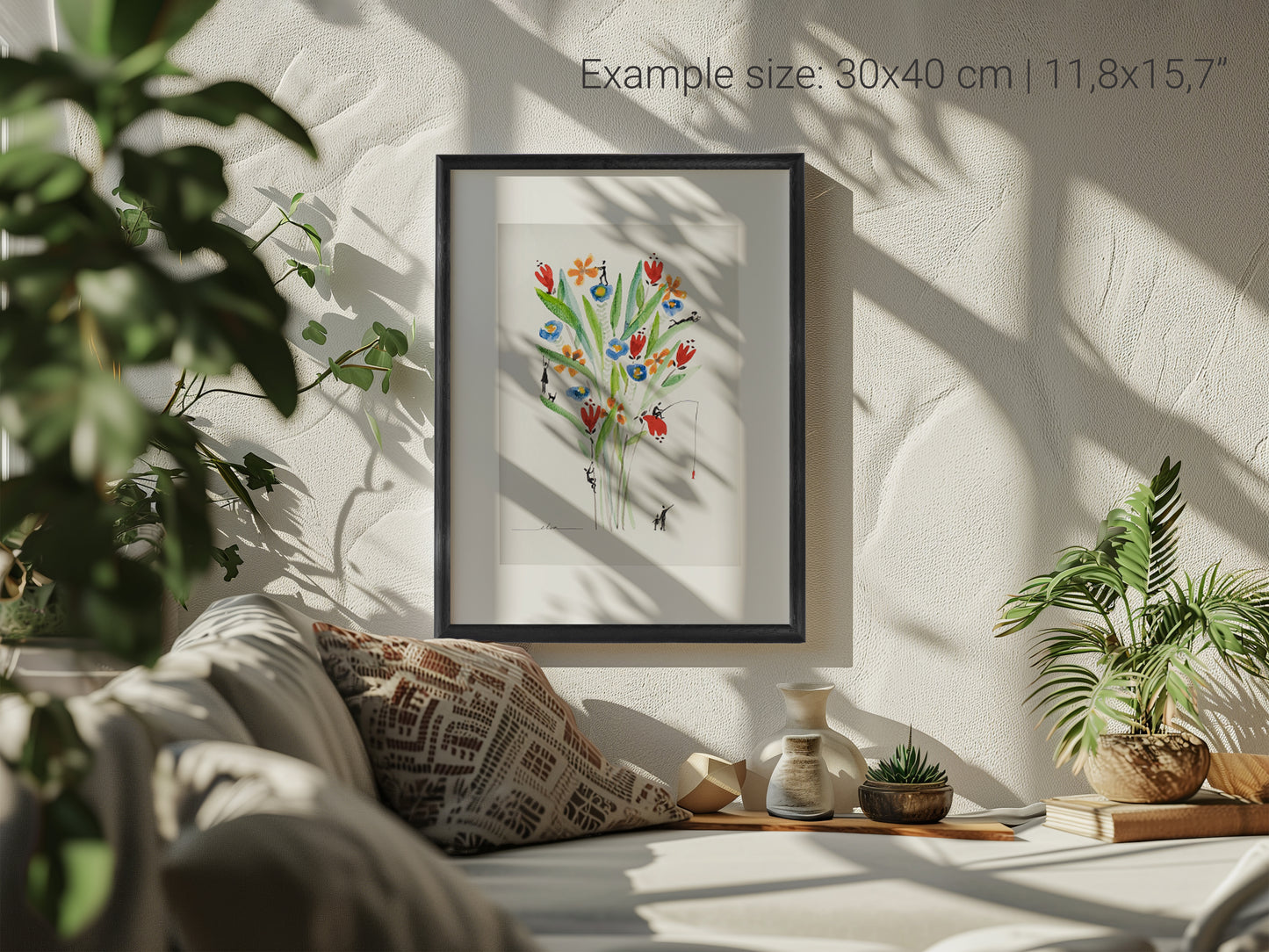 fine art print flower bouquet II 30x40 cm