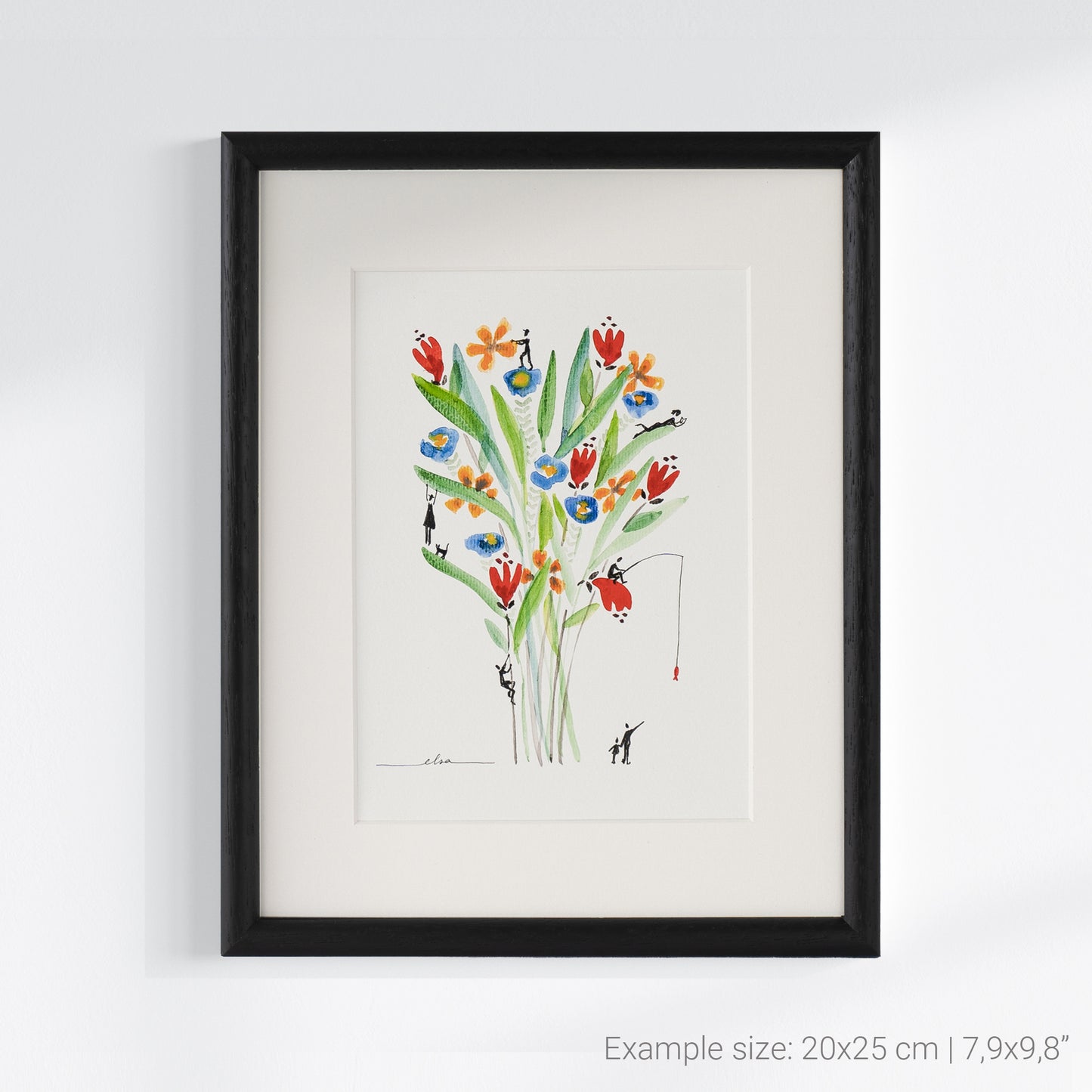 fine art print flower bouquet II clean view