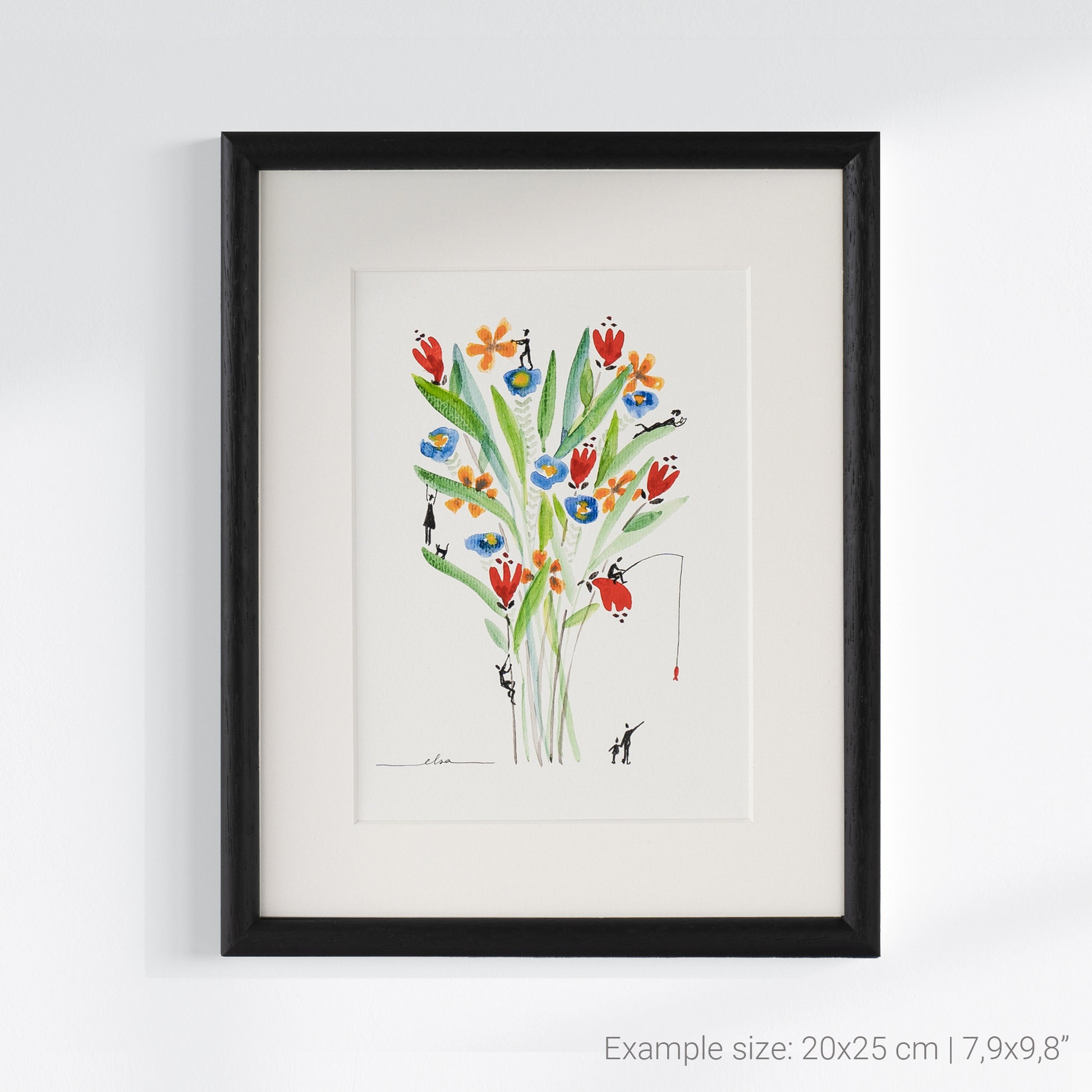 fine art print flower bouquet II clean view
