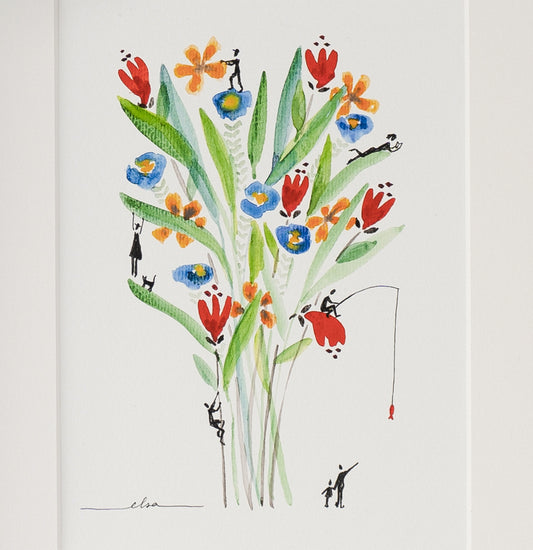 fine art print flower bouquet II