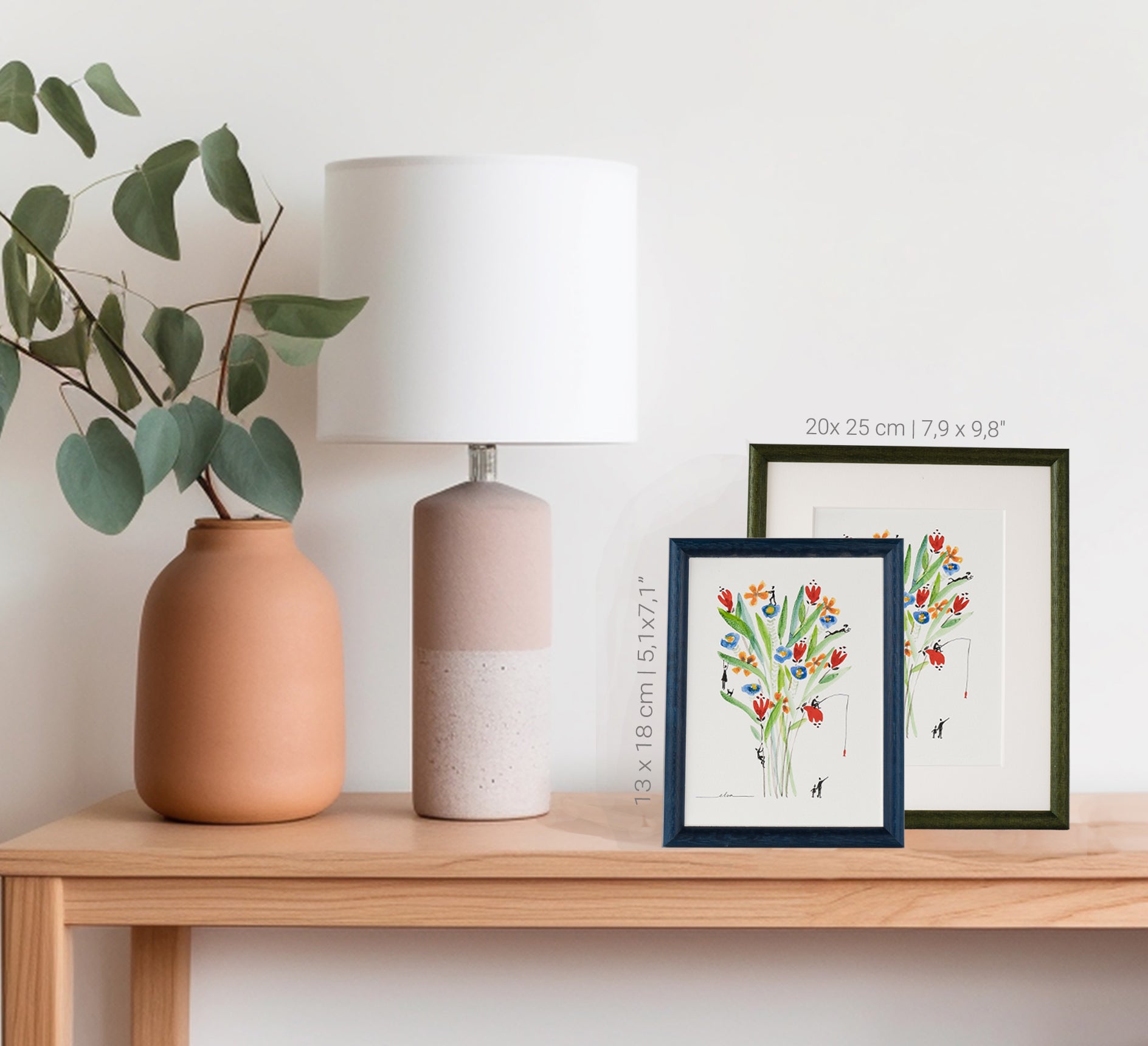 fine art print flower bouquet II two formats